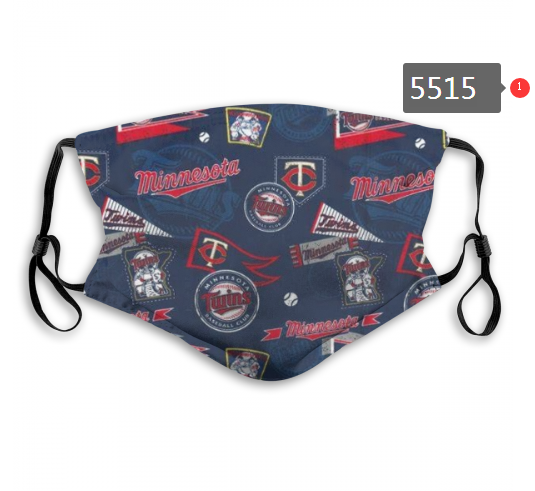 2020 MLB Minnesota Twins #3 Dust mask with filter